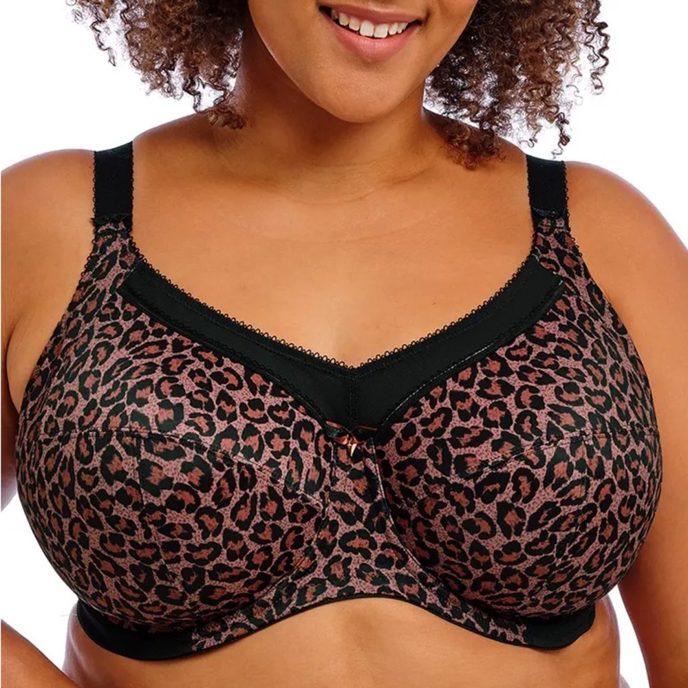 GODDESS KAYLA leopard print full bust 36I underwire bra GD6162 NWT